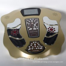 Electrical massage apparatus foot massager with EMS treatment